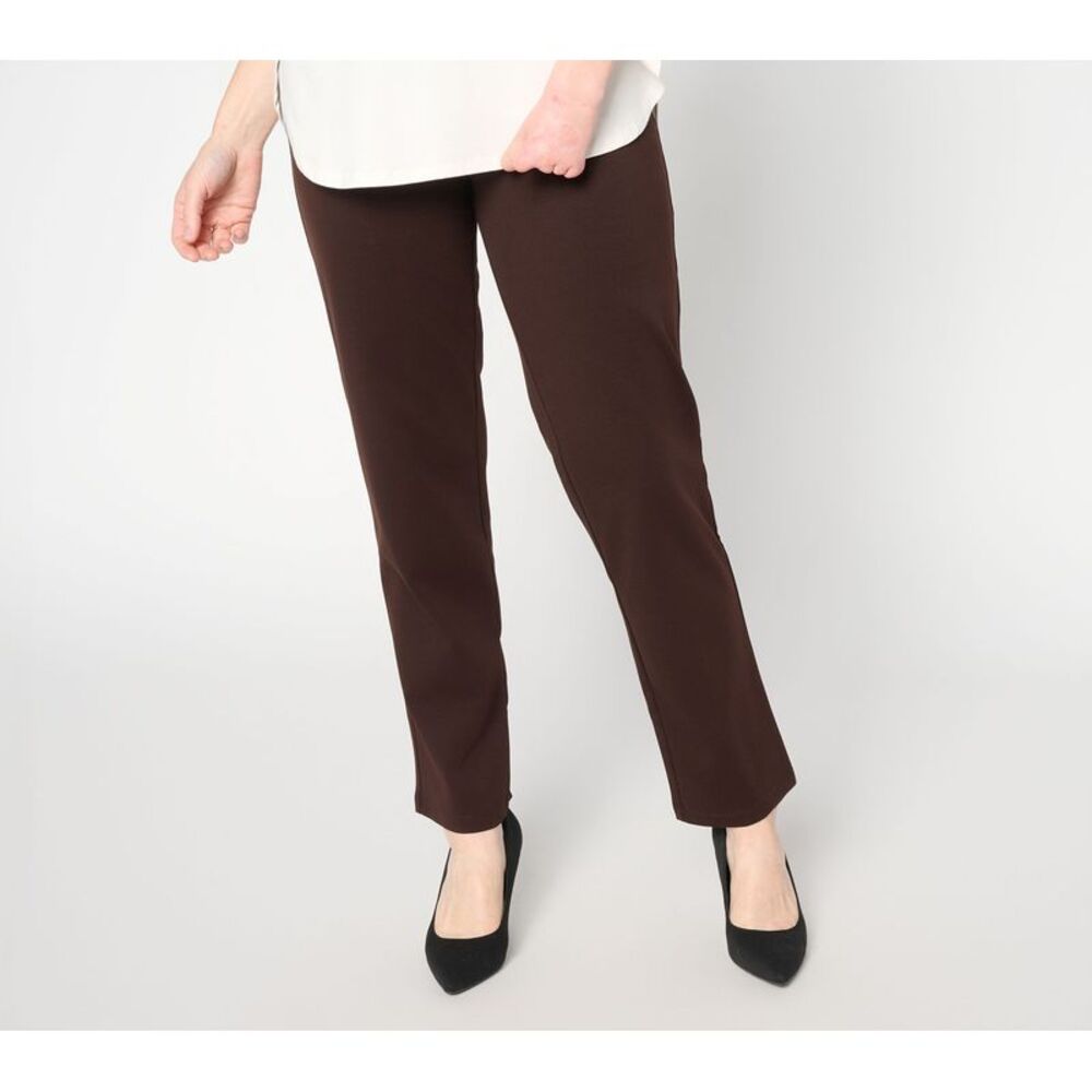 Susan Graver Women's Pants Sz 2XT Make Your Selection: Weekend Tall Brown